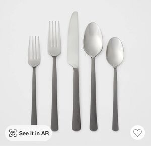 Elegant Silver Flatware Set